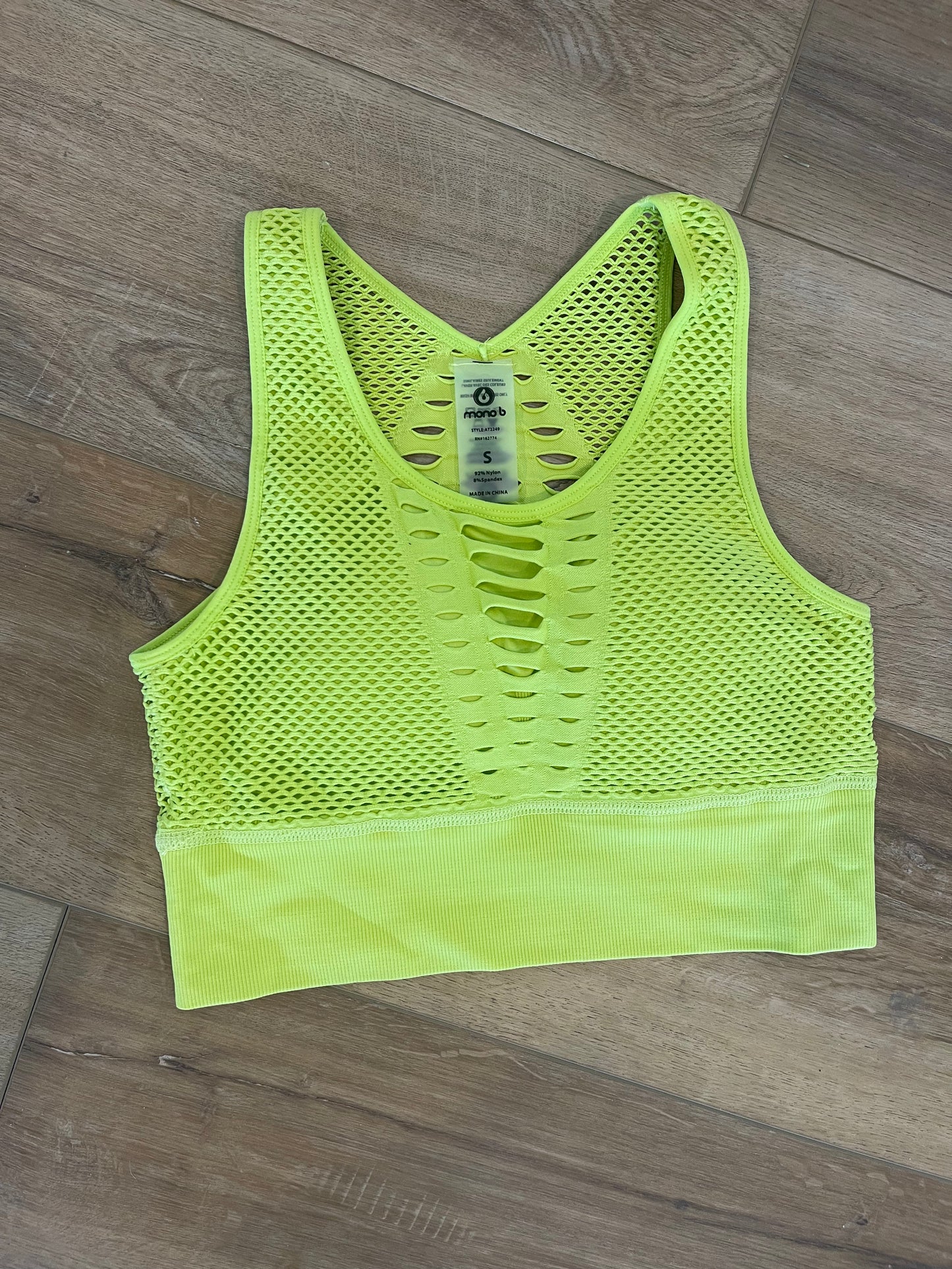 LimeRita Laser Cut Sports Bra
