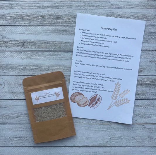 Dehydrated ‘Fae’ Sourdough Starter